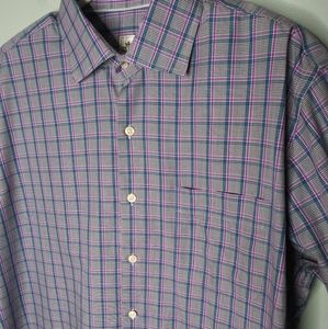 Peter Millar Long Sleeve Plaid Button Front Shirt